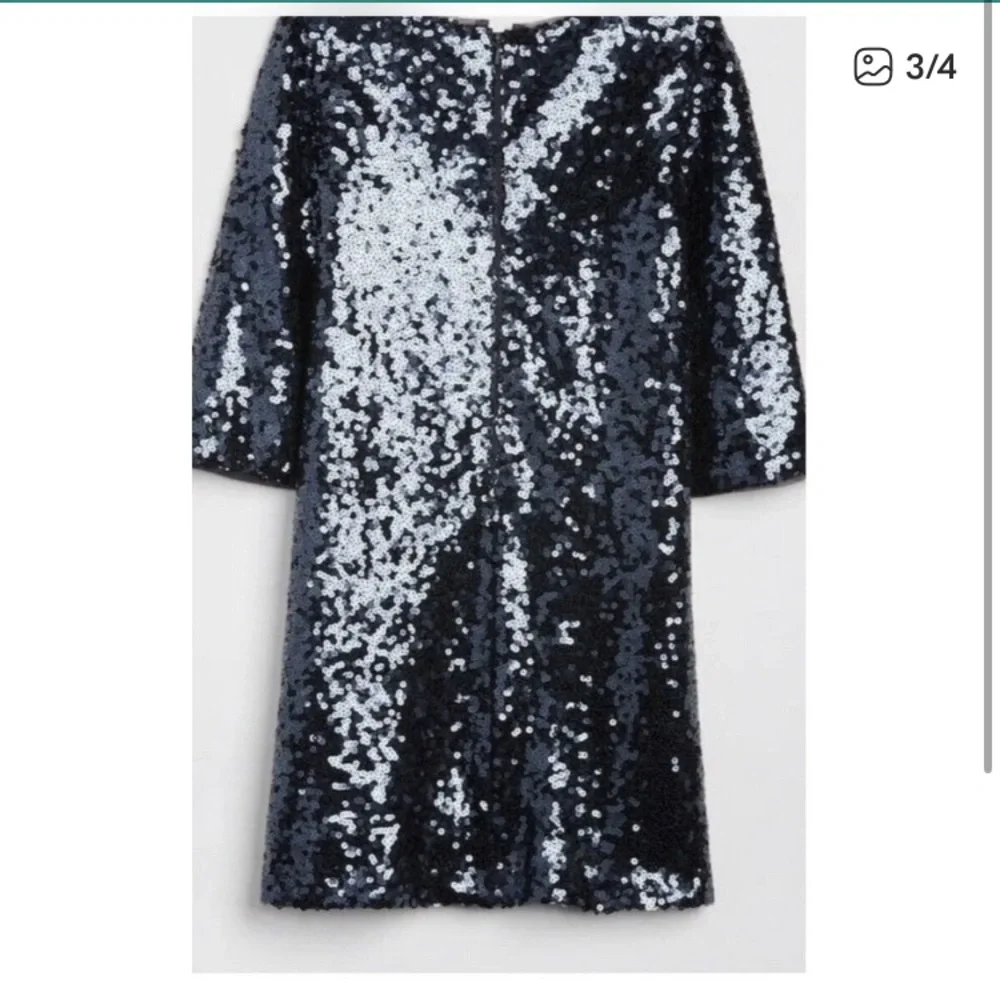 Gap Kids navy blue sequin‎ dress size L Christmas holidays formal sparkly